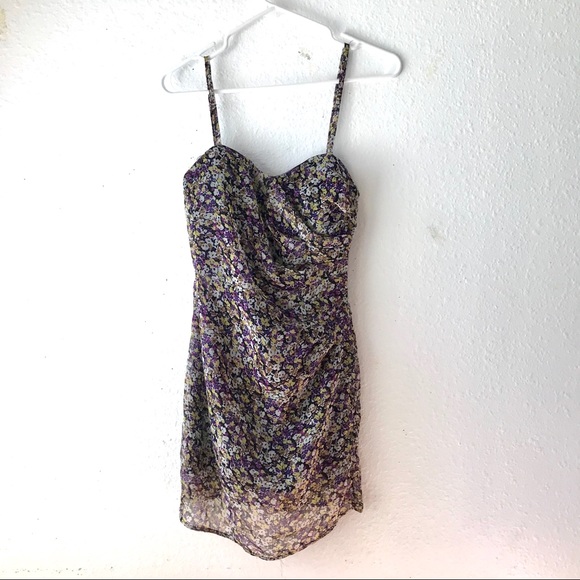 Dresses & Skirts - 3/$20 Floral semi-formal spaghetti strap dress